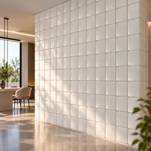 Sandblast Half Glass Brick — product view 1